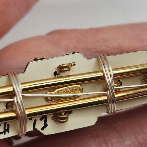 Liz Tech 2013 Camphor & Faceted Purple Glass Earthtones Cuff Bracelet Adjustable - Picture 5 of 12